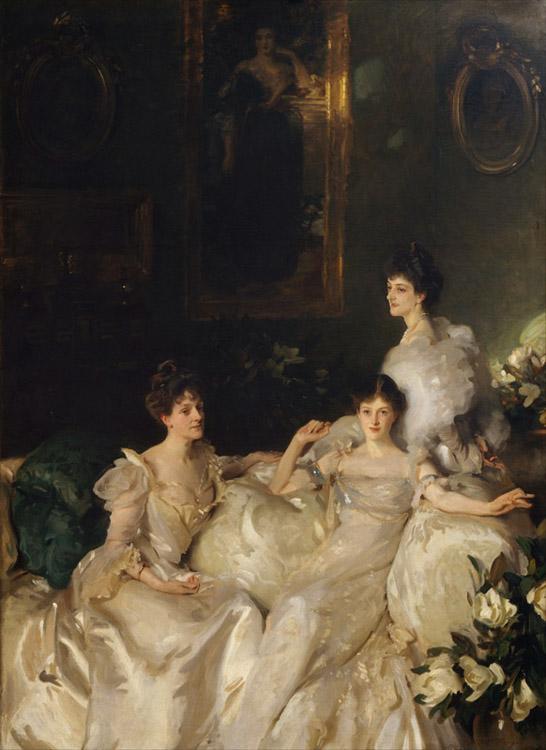 John Singer Sargent The Wyndham Sisters Lady Elcho,Mrs.Adeane,and Mrs.Tennanet (mk18)